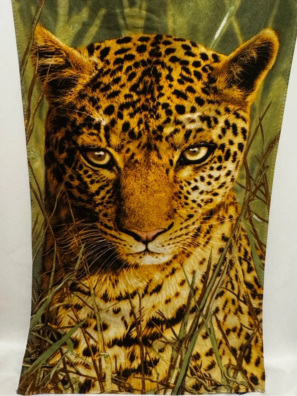 Vintage JCPenney Home Collection Leopard Graphic Towel